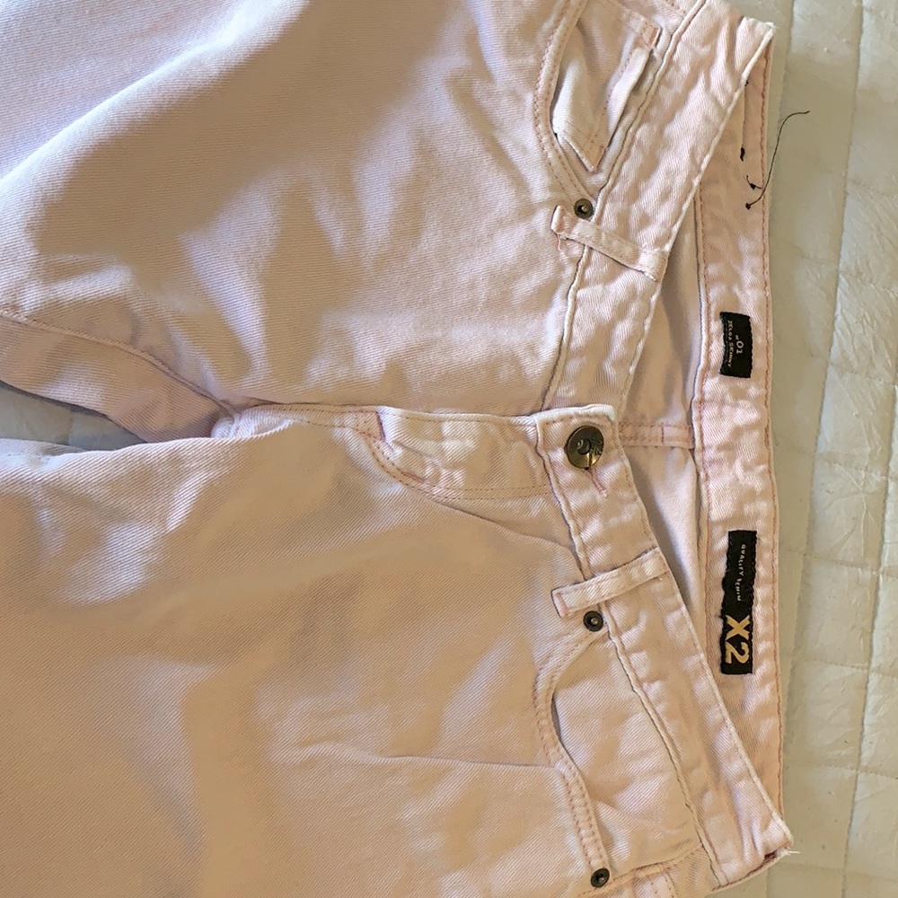 PALE PINK EXPRESS JEANS SIZE 10